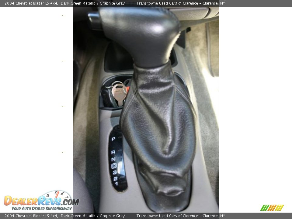 2004 Chevrolet Blazer LS 4x4 Dark Green Metallic / Graphite Gray Photo #19