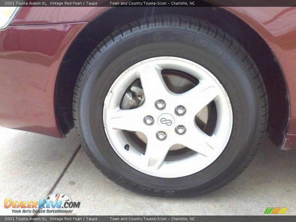 2001 Toyota Avalon XL Vintage Red Pearl / Taupe Photo #3