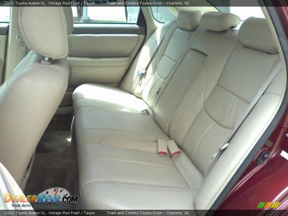 2001 Toyota Avalon XL Vintage Red Pearl / Taupe Photo #7