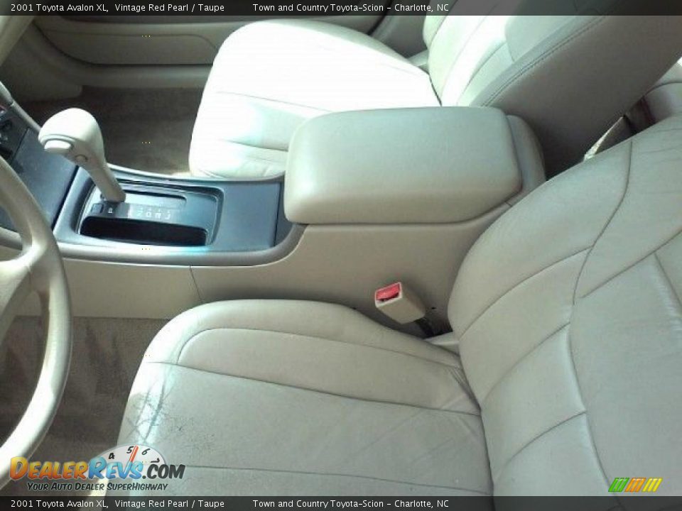 2001 Toyota Avalon XL Vintage Red Pearl / Taupe Photo #13