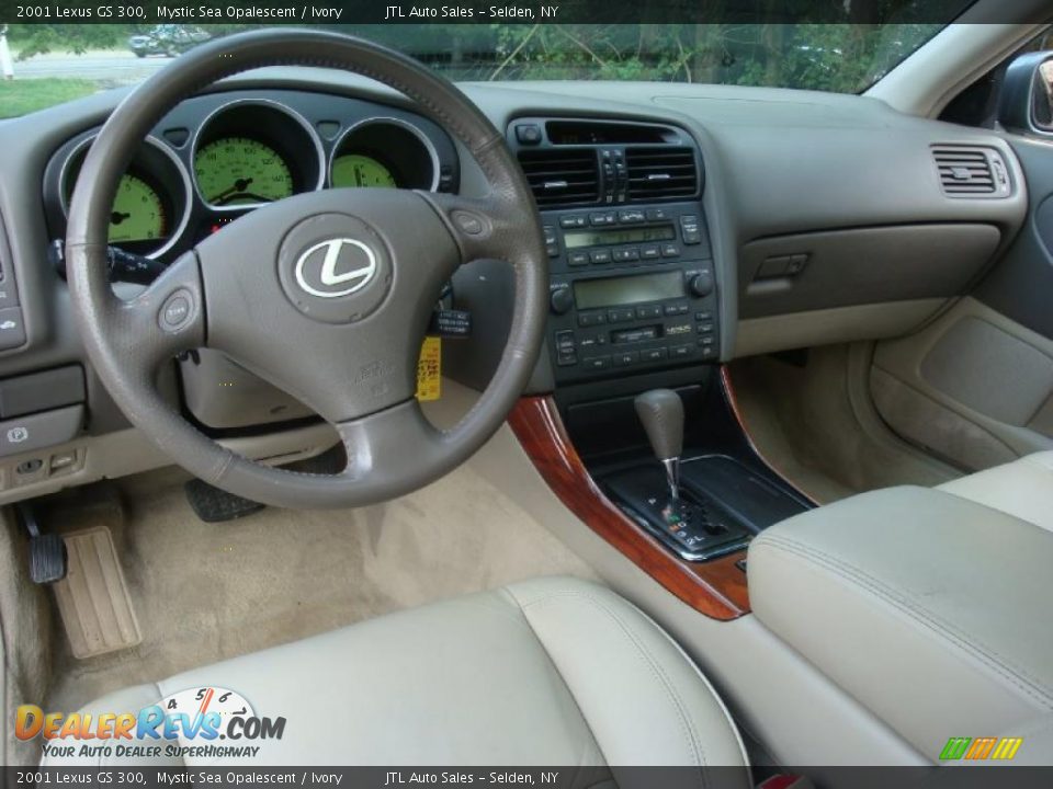 2001 Lexus GS 300 Mystic Sea Opalescent / Ivory Photo #11