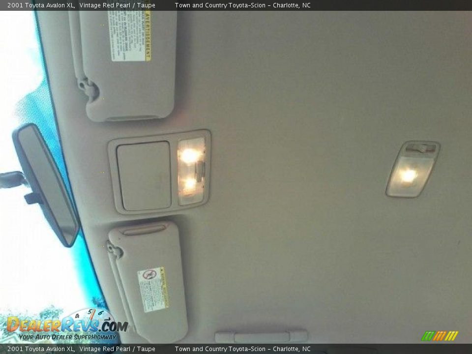 2001 Toyota Avalon XL Vintage Red Pearl / Taupe Photo #14