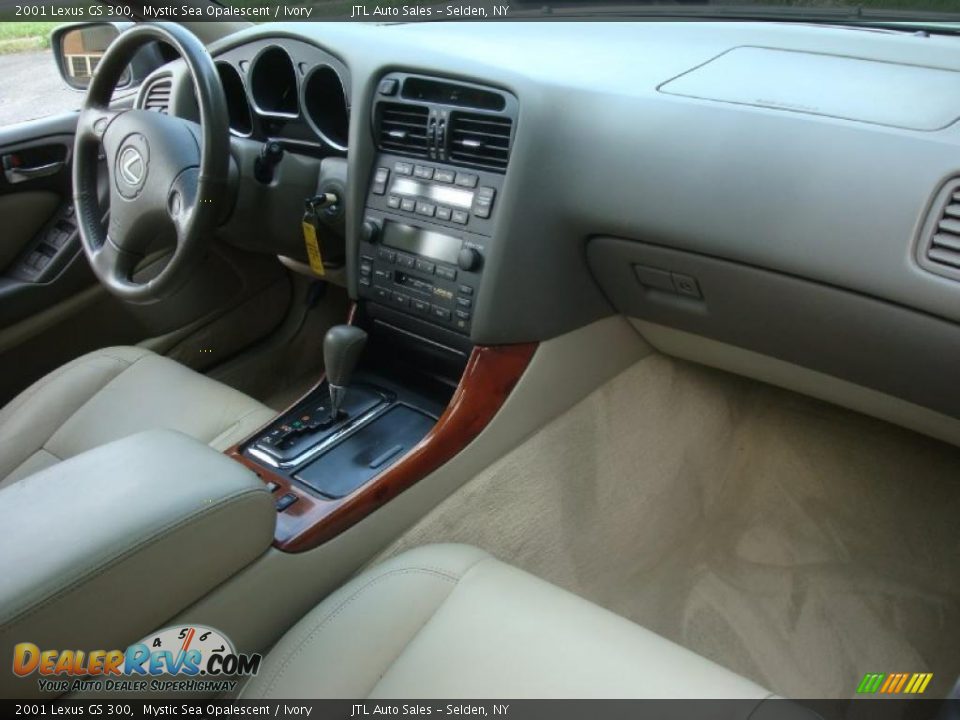 2001 Lexus GS 300 Mystic Sea Opalescent / Ivory Photo #12