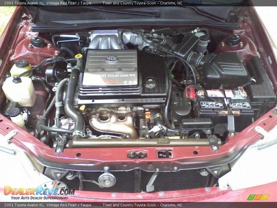 2001 Toyota Avalon XL Vintage Red Pearl / Taupe Photo #20