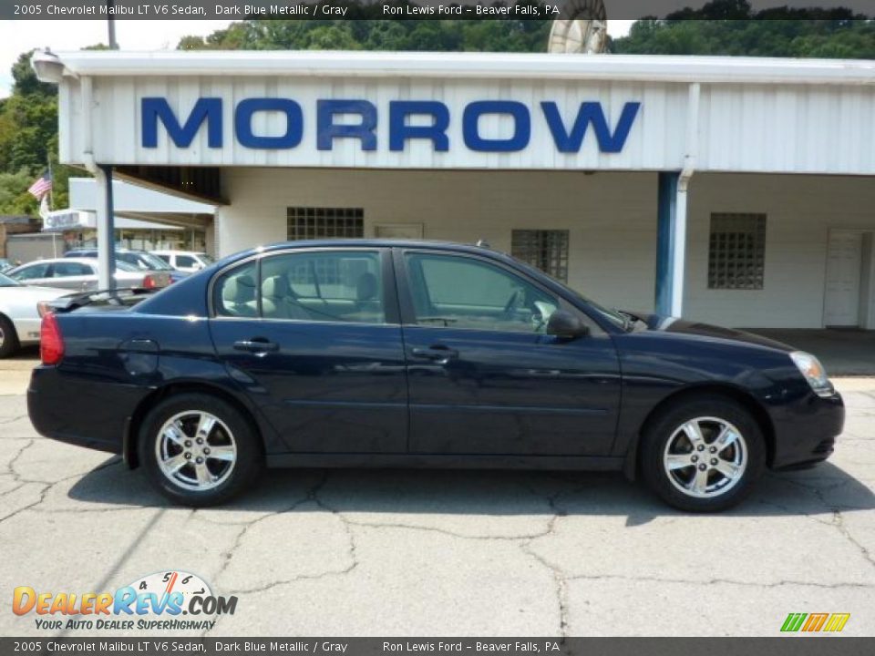 2005 Chevrolet Malibu LT V6 Sedan Dark Blue Metallic / Gray Photo #1