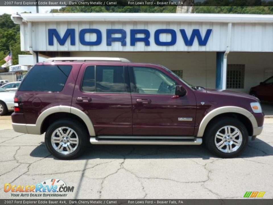 2007 Ford Explorer Eddie Bauer 4x4 Dark Cherry Metallic / Camel Photo #1