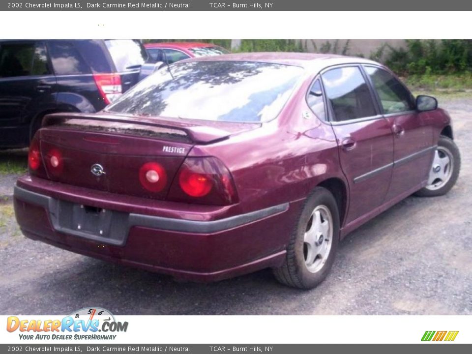 2002 Chevrolet Impala LS Dark Carmine Red Metallic / Neutral Photo #4