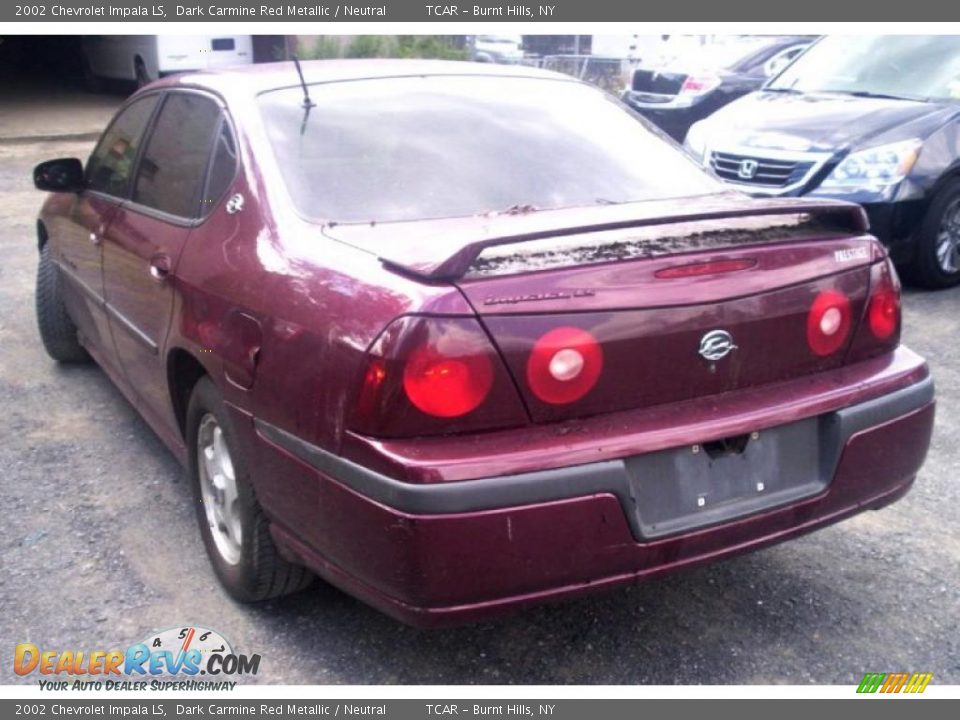 2002 Chevrolet Impala LS Dark Carmine Red Metallic / Neutral Photo #5