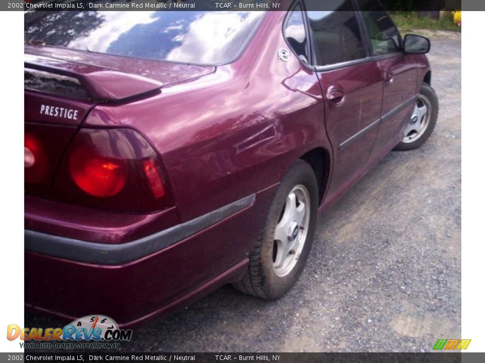 2002 Chevrolet Impala LS Dark Carmine Red Metallic / Neutral Photo #6