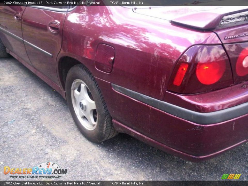 2002 Chevrolet Impala LS Dark Carmine Red Metallic / Neutral Photo #7