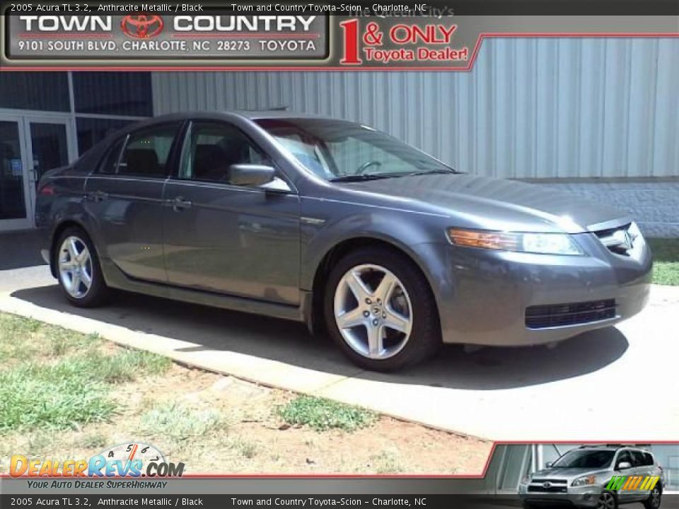 2005 Acura TL 3.2 Anthracite Metallic / Black Photo #1