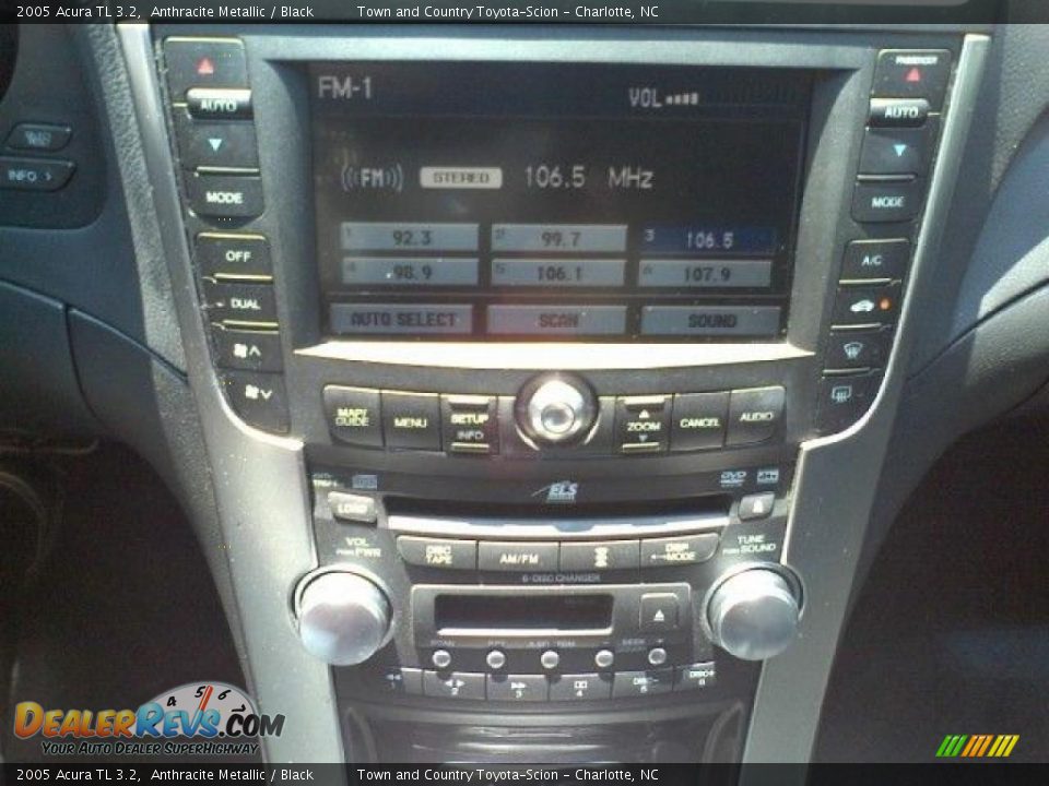 2005 Acura TL 3.2 Anthracite Metallic / Black Photo #8