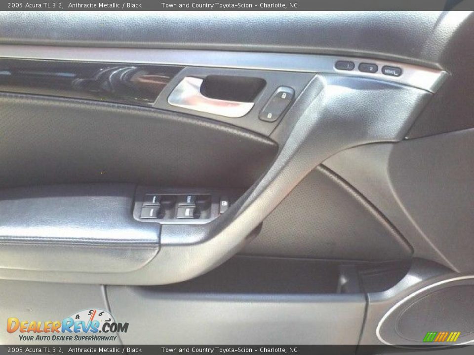 2005 Acura TL 3.2 Anthracite Metallic / Black Photo #12