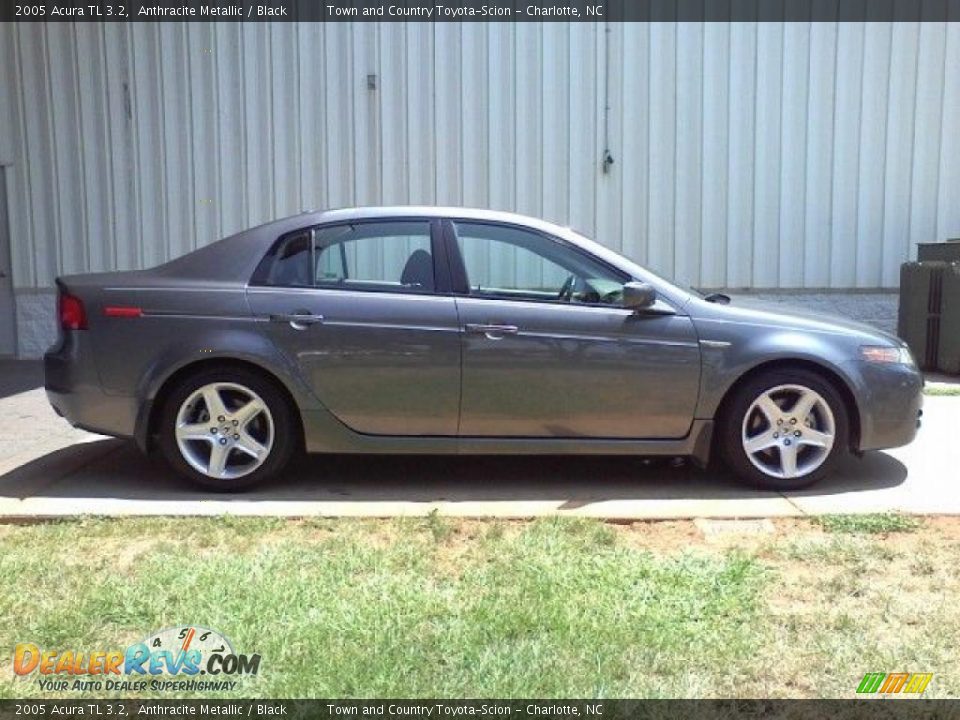 2005 Acura TL 3.2 Anthracite Metallic / Black Photo #17