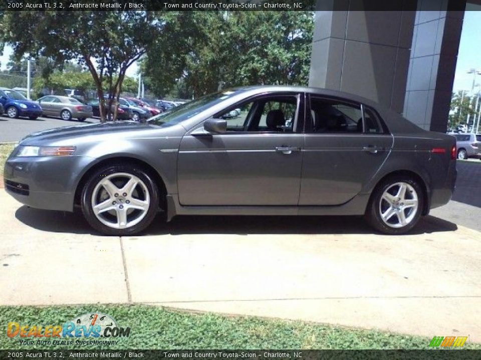 2005 Acura TL 3.2 Anthracite Metallic / Black Photo #18