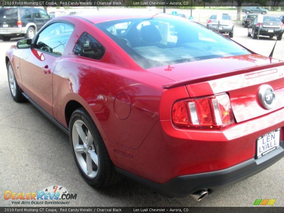2010 Ford Mustang GT Coupe Red Candy Metallic / Charcoal Black Photo #5