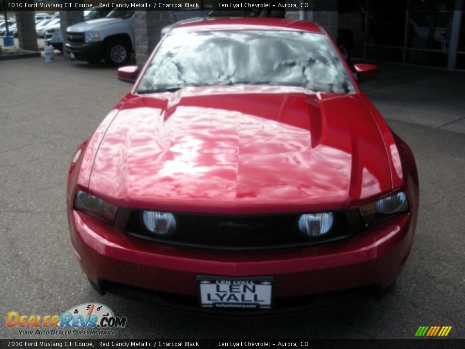 2010 Ford Mustang GT Coupe Red Candy Metallic / Charcoal Black Photo #8