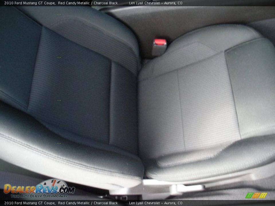 2010 Ford Mustang GT Coupe Red Candy Metallic / Charcoal Black Photo #11