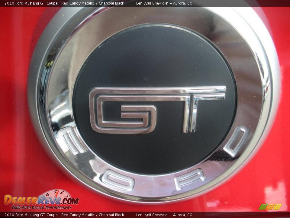 2010 Ford Mustang GT Coupe Red Candy Metallic / Charcoal Black Photo #13