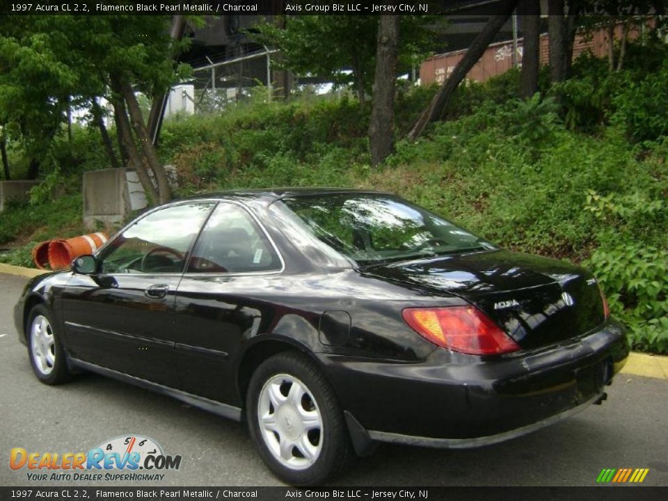 1997 Acura CL 2.2 Flamenco Black Pearl Metallic / Charcoal Photo #4