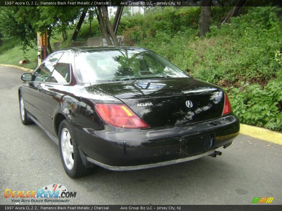 1997 Acura CL 2.2 Flamenco Black Pearl Metallic / Charcoal Photo #5