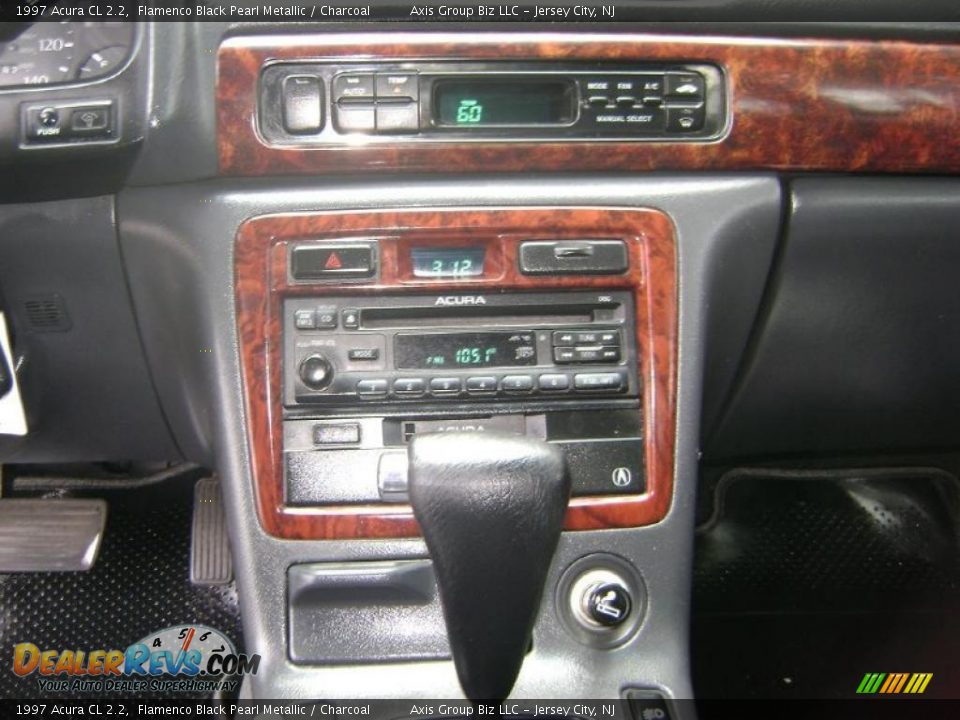 1997 Acura CL 2.2 Flamenco Black Pearl Metallic / Charcoal Photo #7