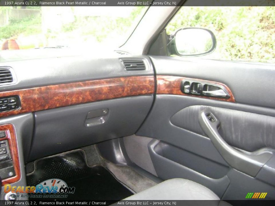 1997 Acura CL 2.2 Flamenco Black Pearl Metallic / Charcoal Photo #8