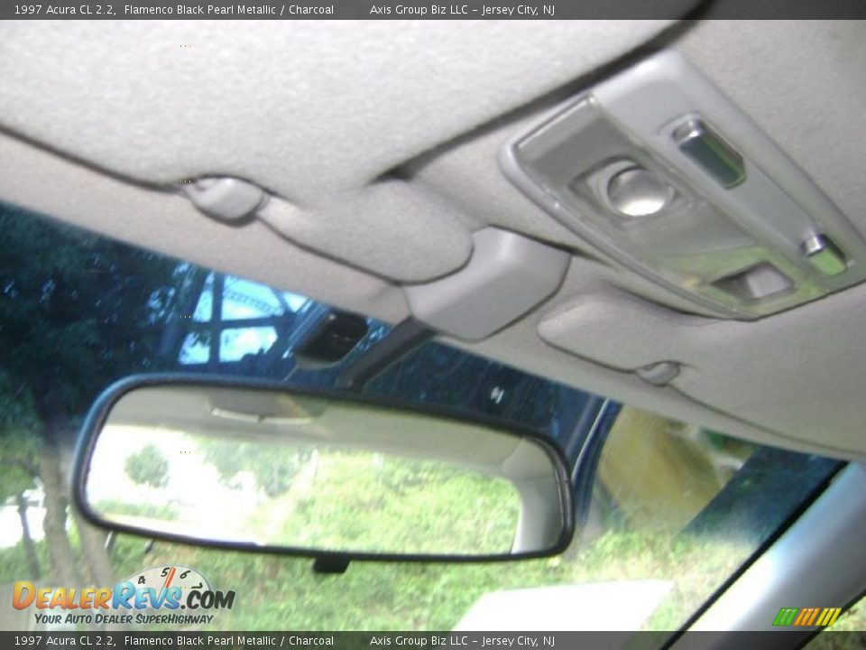 1997 Acura CL 2.2 Flamenco Black Pearl Metallic / Charcoal Photo #13