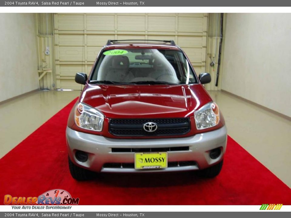 2004 Toyota RAV4 Salsa Red Pearl / Taupe Photo #2