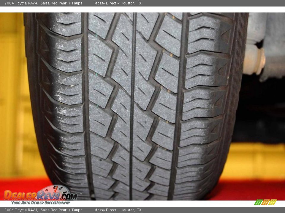 2004 Toyota RAV4 Salsa Red Pearl / Taupe Photo #10