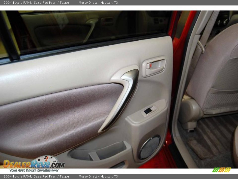 2004 Toyota RAV4 Salsa Red Pearl / Taupe Photo #19