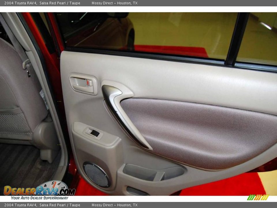 2004 Toyota RAV4 Salsa Red Pearl / Taupe Photo #22
