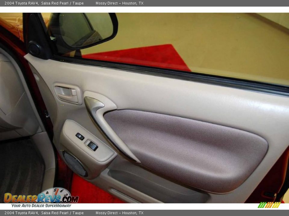 2004 Toyota RAV4 Salsa Red Pearl / Taupe Photo #24