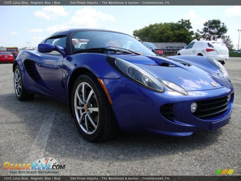 2005 Lotus Elise Magnetic Blue / Blue Photo #5