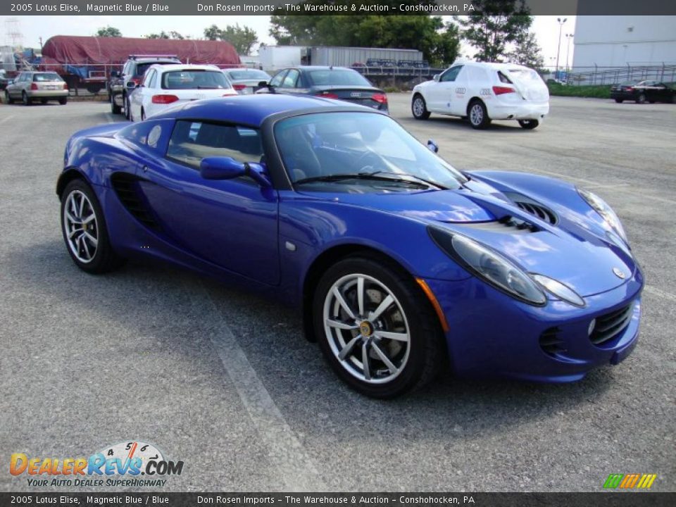 2005 Lotus Elise Magnetic Blue / Blue Photo #6