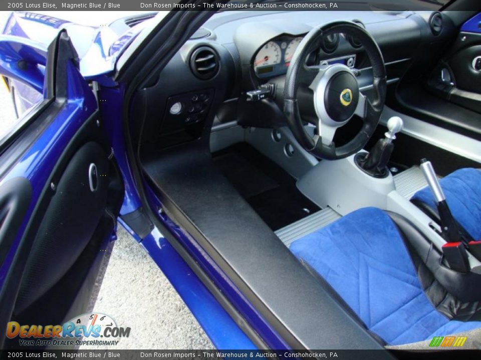 Blue Interior - 2005 Lotus Elise  Photo #13