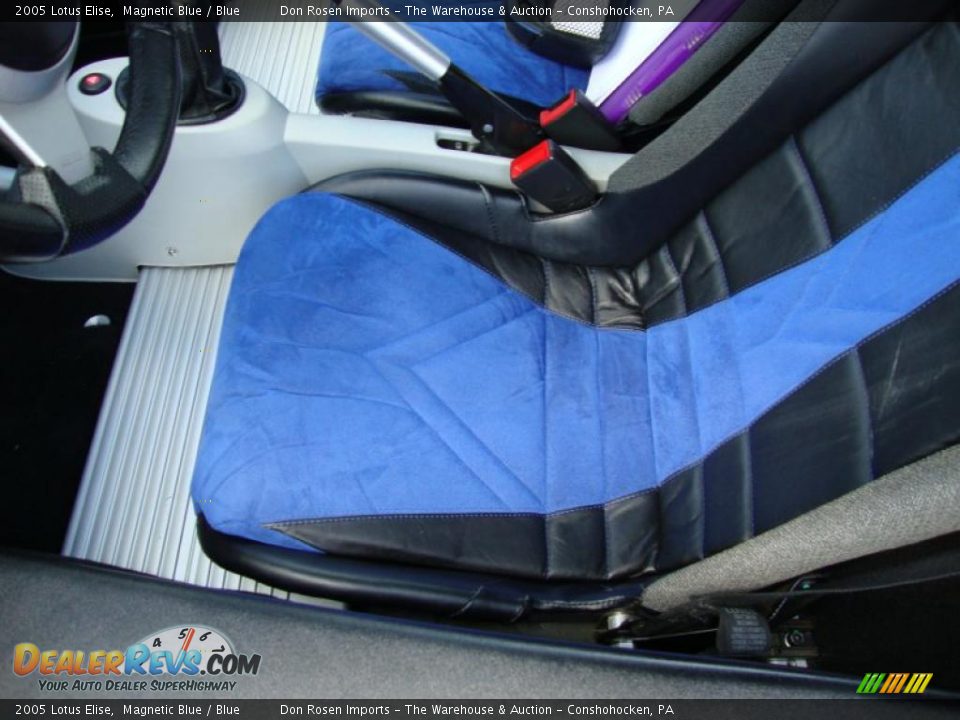 Blue Interior - 2005 Lotus Elise  Photo #15