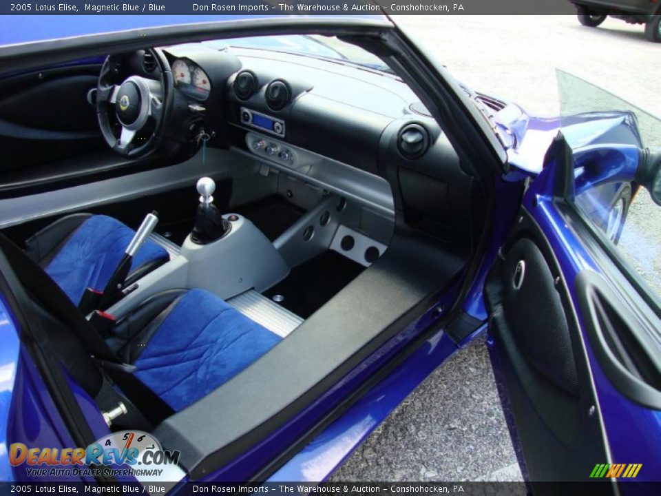 Blue Interior - 2005 Lotus Elise  Photo #17