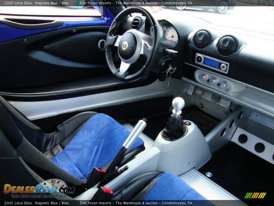 Blue Interior - 2005 Lotus Elise  Photo #18