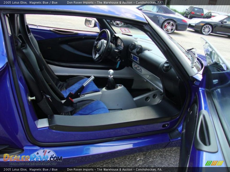 Blue Interior - 2005 Lotus Elise  Photo #19