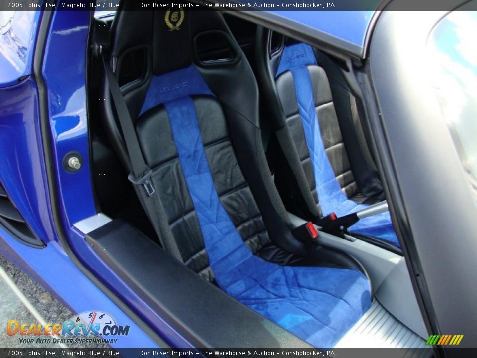 Blue Interior - 2005 Lotus Elise  Photo #21