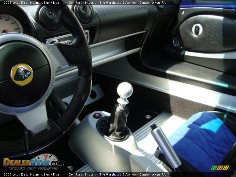 Blue Interior - 2005 Lotus Elise  Photo #35