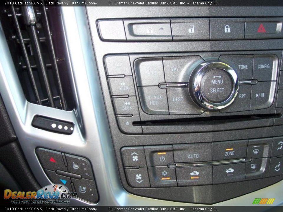 2010 Cadillac SRX V6 Black Raven / Titanium/Ebony Photo #3