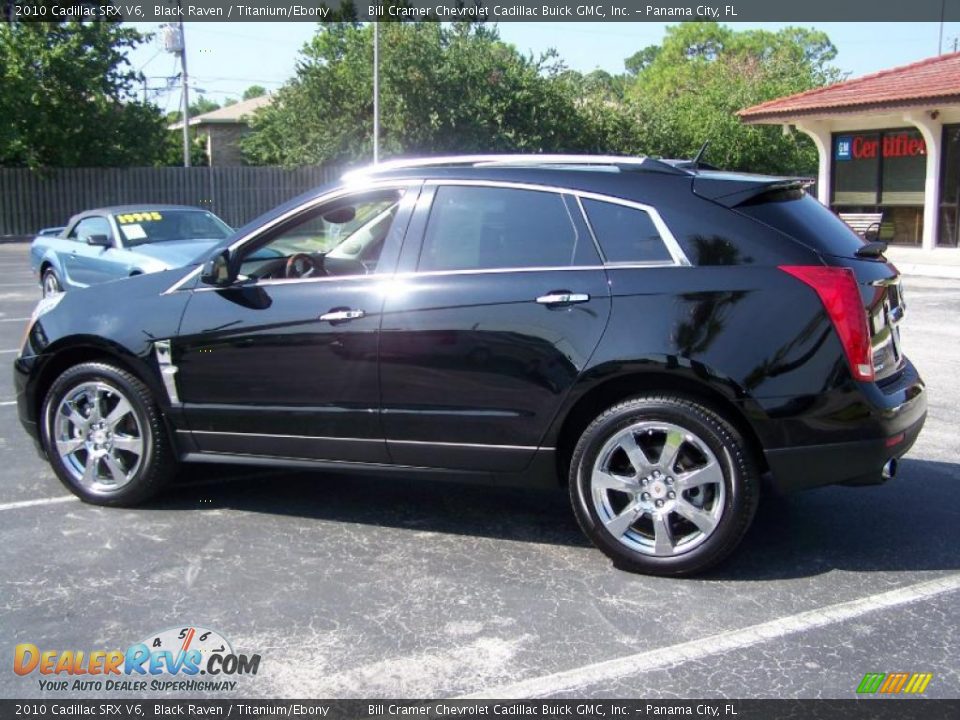2010 Cadillac SRX V6 Black Raven / Titanium/Ebony Photo #10