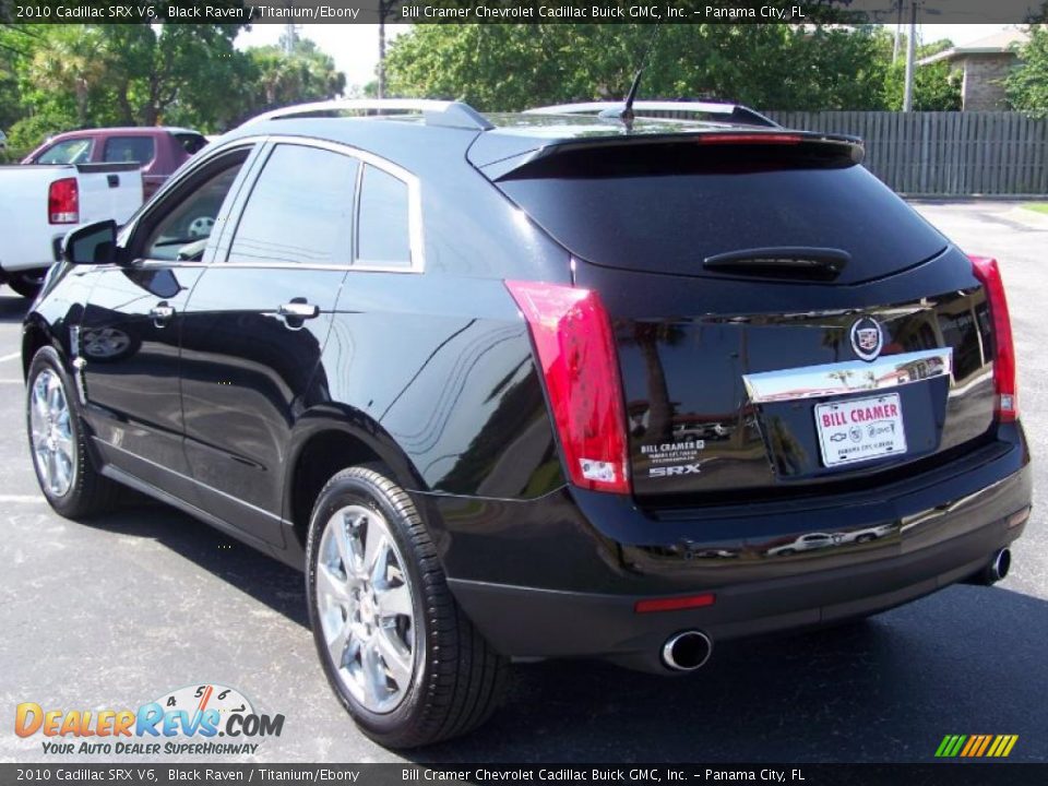 2010 Cadillac SRX V6 Black Raven / Titanium/Ebony Photo #11