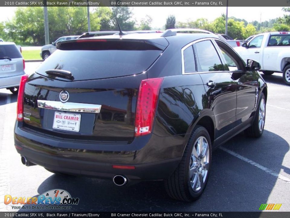 2010 Cadillac SRX V6 Black Raven / Titanium/Ebony Photo #13