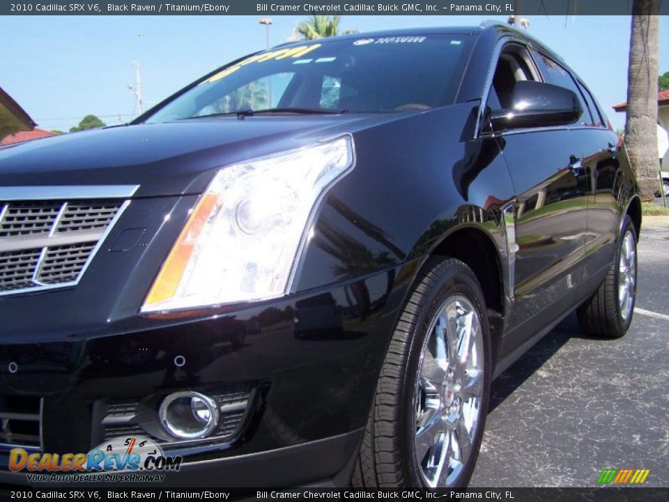 2010 Cadillac SRX V6 Black Raven / Titanium/Ebony Photo #15