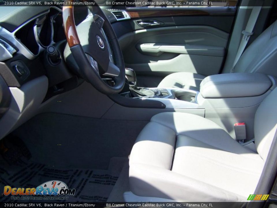 2010 Cadillac SRX V6 Black Raven / Titanium/Ebony Photo #16