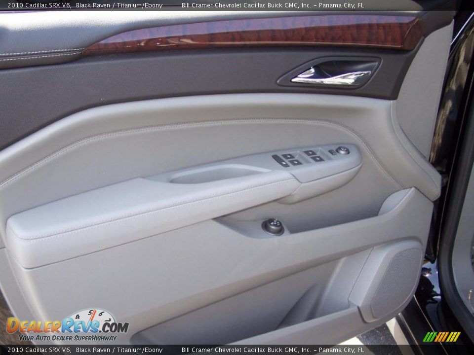 2010 Cadillac SRX V6 Black Raven / Titanium/Ebony Photo #17