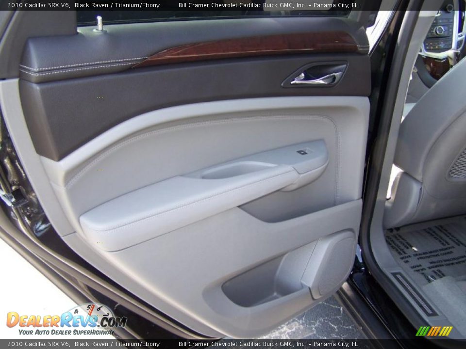 2010 Cadillac SRX V6 Black Raven / Titanium/Ebony Photo #18